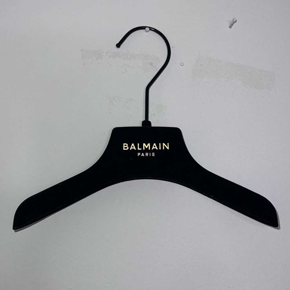 Balmain Kids Hangar Black velvet